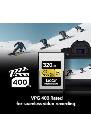Lexar LCAGOLD320G-RNENG 320 GB Cfexpress Type A Hafıza Kartı