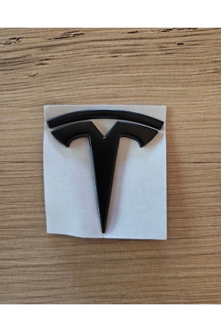 Tesla Juniper Standart 2026+ Ön Kaput Arma Logo Mat Siyah 6x6cm