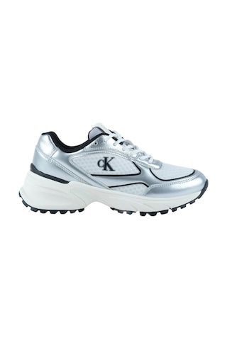 Calvin Klein Hike Runner Mesh Mix Kadın Gri Spor Ayakkabı Yw0yw02063-0ıx -12322 Gri