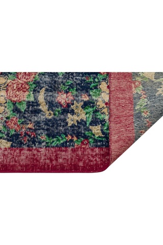 Eskitme Osmanlı El Dokuma Halısı 115 X 211 Cm 9063
