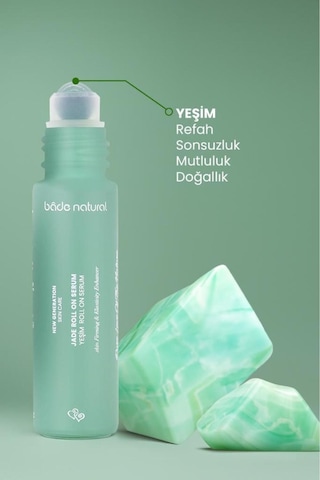 Bade Natural Yeşim Roll On Sıkılaştırıcı Yüz Masaj Serumu 10 ML