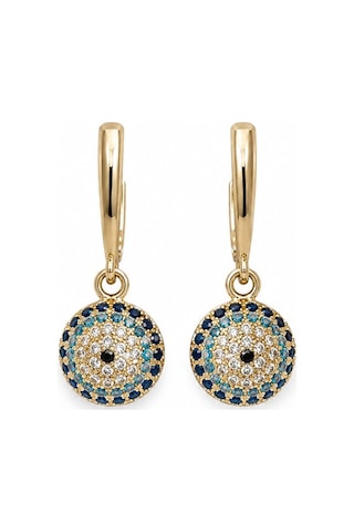Xuping Jewelry Nazar Boncuklu Küpe Altın