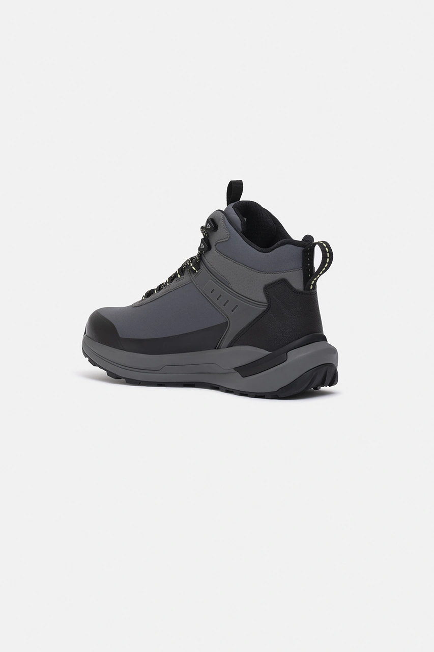 1415 V-wild Mid Erkek Bot Gri Siyah