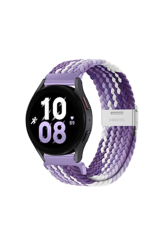 Samsung Galaxy Watch 4 5 6 7 Fe 40 44mm Classic 42 43 46 47mm Uyumlu 20mm Metal Klips Örgü Kordon