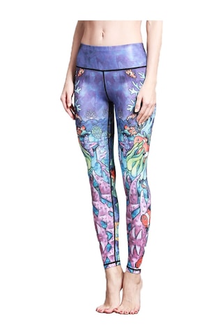 Paıyıge Kadın Baskılı Deniz Altı Hk53 Yoga Pantolonu