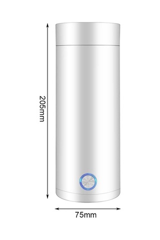 Sevindim Mağazada Yeni Mini Su Isıtıcısı Ve Termos, Taşınabilir Elektrikli Su Isıtıcısı, Taşınabilir Elektrikli Seyahat Su Isıtıcısı, Beyaz Diğer