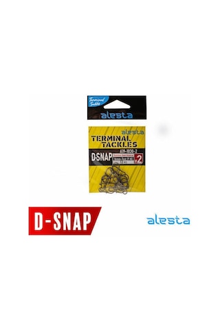 Alesta D-snap No:0 Siyah Nikel Klips 15 Adet 11kg Çeker