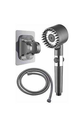 Mufunye Banyo Duşu Filtreli El Tipi Sulama Başlığı, Güçlü Basınçlı Sprey, Cilt Bakımı, 1.5m Boru Ve Taban Dahil DiğER