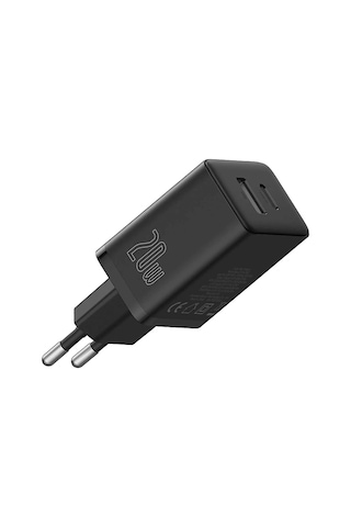 Baseus Cube C+u 20w Şarj Cihazı Siyah