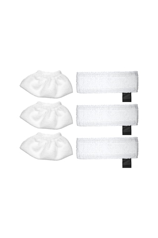 Vkemall Karcher Sc2/sc3/sc4/sc5 İçin 6'lı Aksesuar Seti - 3 Adet Gürültü Kapısı Ve 3 Adet Mikrofiber Paspas Pedalı