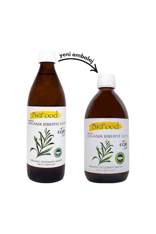 BioFood Damıtma Organik Biberiye Suyu 500 ML