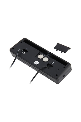 Dijital Araba Termometresi Gerilim Ölçer Işıklı Saat Test Cihazı Dedektörü Termometre Ve Otomotiv Voltmetre İle Çok Fonksiyonlu Araba Dijital Saat