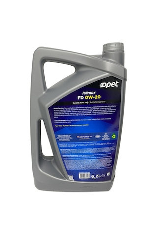 Opet Fullmax Fd 0W-20 Sentetik Motor Yağı 6.2 L