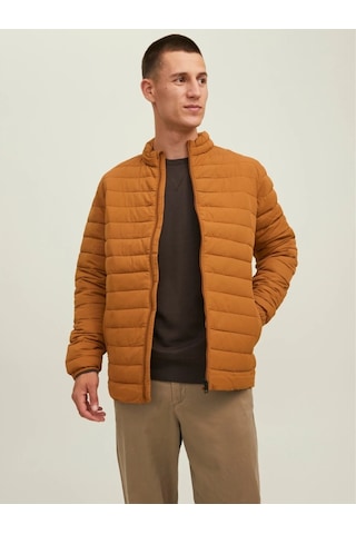 Jack & Jones Jack&Jones Recycle Puffer Collar Erkek Kahverengi Mont 12211129-Rub Kahverengi