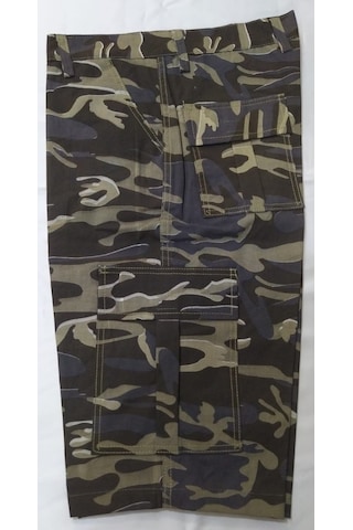 KISA KAMFLAJ KAPRİ  PANTOLON BEDEN - 48 Çok Renkli