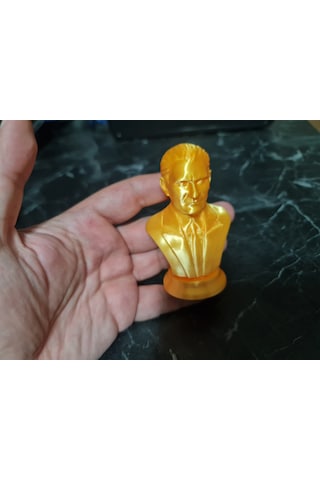 Mustafa Kemal Atatürk Mini Büstü Dekoratif Büst Heykel 8 Cm 01