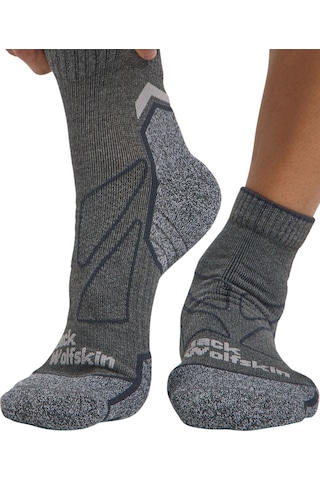 Jack Wolfskın Jack Wolfskin Vojo Light Sock Low C Unisex Gri Çorap 6320 Antrasit