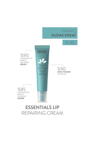 Babe Essentials Lip Repairing Cream 15ml - Onarıcı Dudak Bakım Kremi
