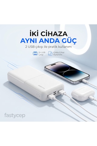 Buradabulabilirsin Snapmax Snp-3009 Beyaz 10.000 Mah Powerbank 2x Usb Çıkışlı 1 Type-c Ve 1 Micro Girişli Bbz