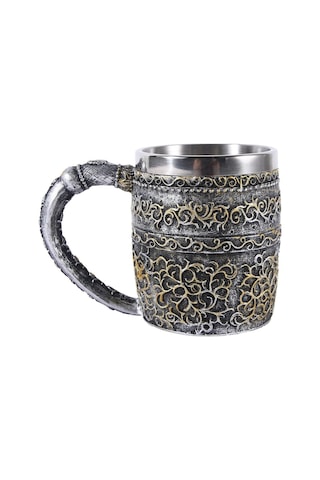 Miğferli Kuru Kafa Tasarım Kupa Bardak