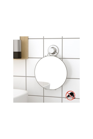 Teknotel Delme Vida Matkap Yok! Vakumlu Banyo Aynası Krom Dm230 Krom