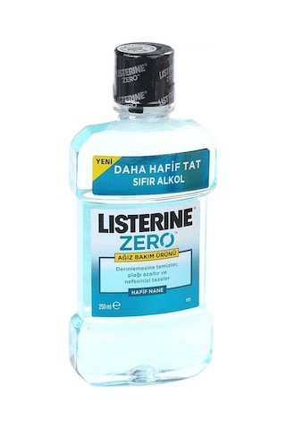 Listerine Zero Hafif Tat Ağız Bakım Suyu 250 ML