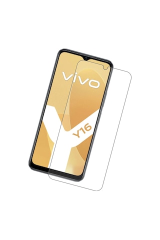 Vivo Y16 Kırılmaz Ekran Koruyucu Temperli Cam