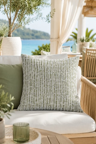 Fuly Consept Coastweave Olive Dekoratif Kırlent Kılıfı Adaçayı Yeşili Dokuma Görünümlü Modern Organic Kırlent Yeşil