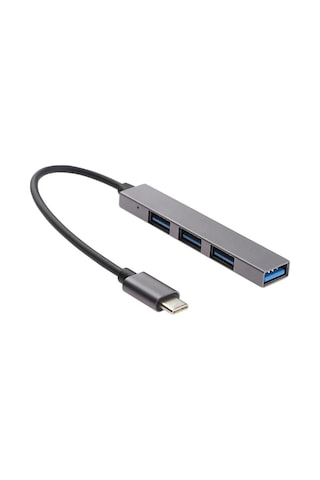 Winex Apple Uyumlu MacBook Phone Android Type-C to 4xUsbA Çoğaltıcı Adaptör Port Hub