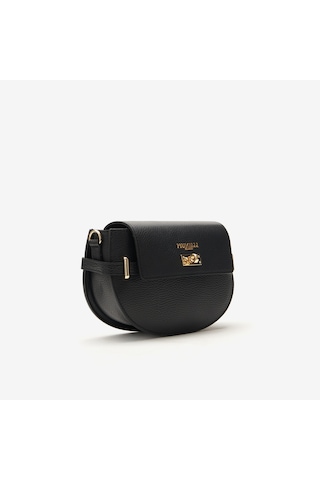 D28 Black Omuz Çantası Kadın Madame Bag Piumelli Milano siyah
