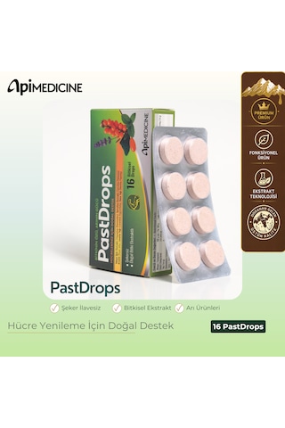 Apimedicine Pastdrops Hücre Yapısını Destekleyici Şekersiz Bitkisel Drops