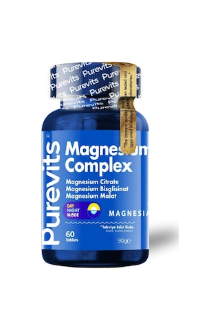 Purevits Magnezyum Complex 200 Mg 60 Tablet