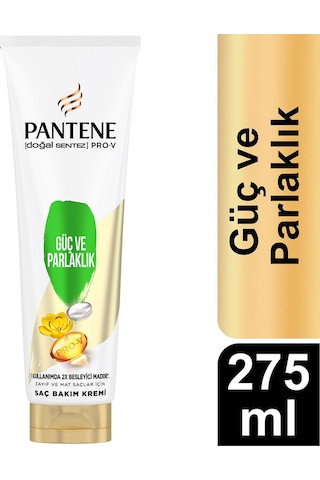 Pantene Doğal Sentez Güç ve Parlaklık Saç Bakım Kremi 275 ML