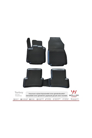 Renault Clio 4 Paspas 2012 2019 Arası 3D Havuzlu Wöller Paspas