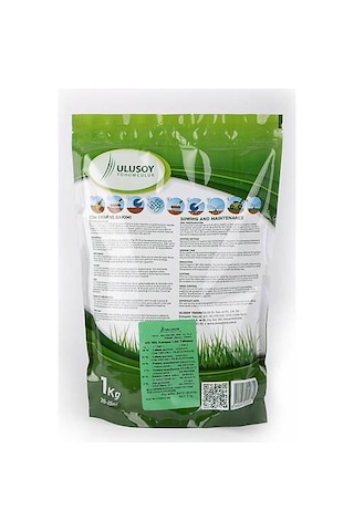 6 Karışım Çim Tohumu Ulusoy 6 Mix Ithal Çim Tohumu 1 Kg Ambalajlı