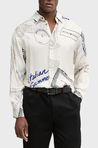 Emporio Armani Erkek Gömlek Em005762 Af13285 Fz033 Bej Bej