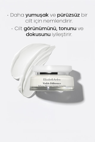 Elizabeth Arden Visible Difference Refining Moisture Cream Complex Cilt Bariyeri Güçlendirici Bakım Yoğun Nemlendirici Krem 75 ML