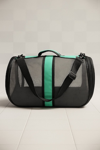 Newfull Kedi Taşıma Çantası Seyahat Evcil Hayvan Çantası Fileli Büyük Bot