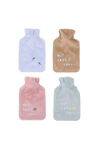 Basit Karikatür Sıcak Su Torbası Göbek El Isıtıcısı Dolu Taşınabilir Sıcak Su Torbası Sıcak Eller Boyut: B Diğer
