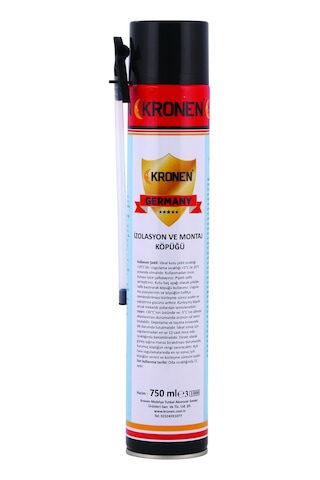 Kronen Normal İzolasyon Ve Montaj Köpüğü (1 Koli x 12 Adet / FİYAT 1 KOLİ FİYATIDIR.