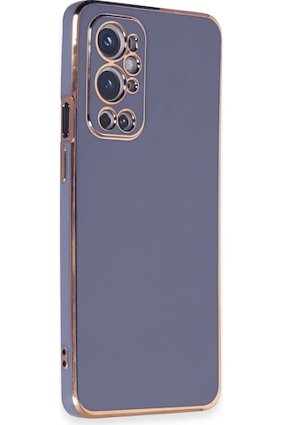 Newface - 691 - One Plus 9 Pro Kılıf Volet Silikon - Csmo-tex - - Mavi