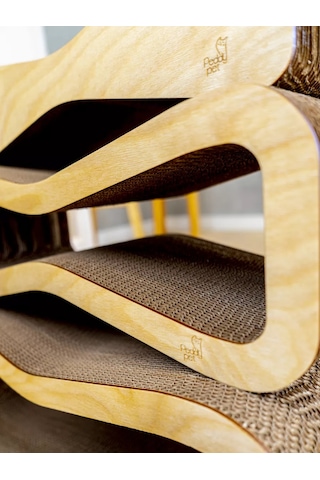 Peddy Pet Kedi Ve Kedi Tırmalama Kaldırması, Uyuma Bölümüyle Karton 209849762