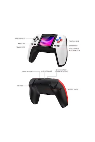 P5 Retro El Tipi 520 Oyunlu Atari Tv Bağlantı Özellikli