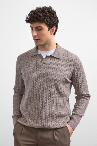 Back And Bond Vizon Regular Fit Polo Yaka Triko Kazak