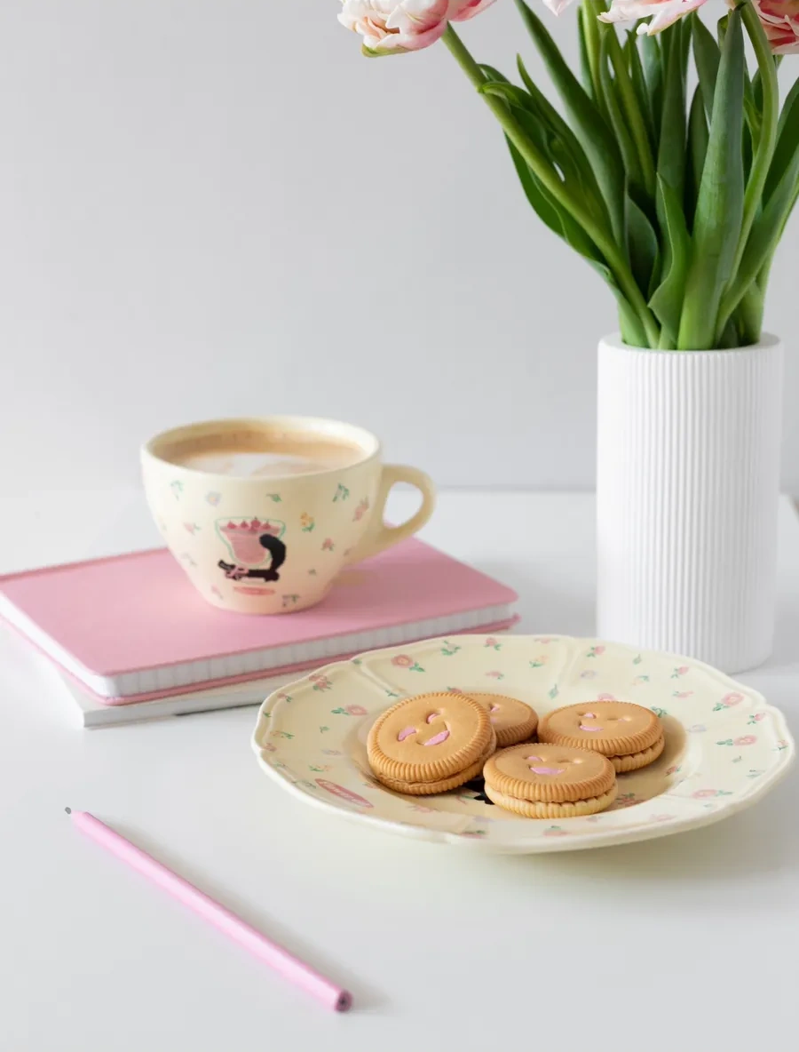 Perex Çay Takımı, Fincan Ve Tabak Seti, 250 Ml 319632817 Bej