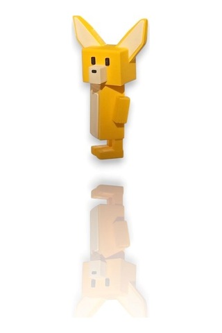 Super Bear Adventure, Baaren-şika, Penguen, Tilki, Tavşan, Timsah, Arı Loy3d 9 Cm Sarı
