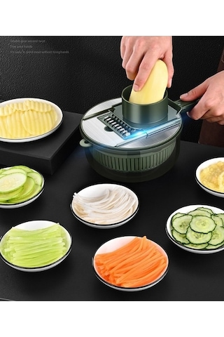 Wondernest Yeşil Sebze Patates Doğrayıcı, Lichen Kesici, Çok Fonksiyonlu Yeşil