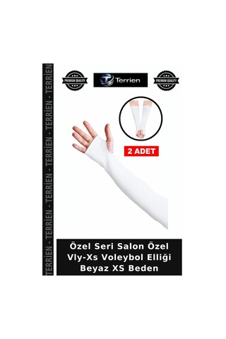 Özel Seri Salon Özel Vly-xs Voleybol Elliği Beyaz Xs Beden