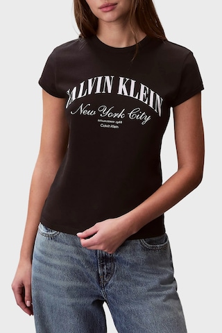 Calvin Klein Bayan T Shirt Lv047f815g Ub1 Siyah