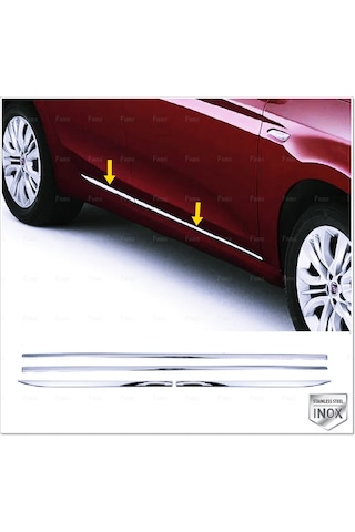 Fiat Egea Krom Yan Kapı Çıtası 4 Kapı 2015 Üzeri P.çelik